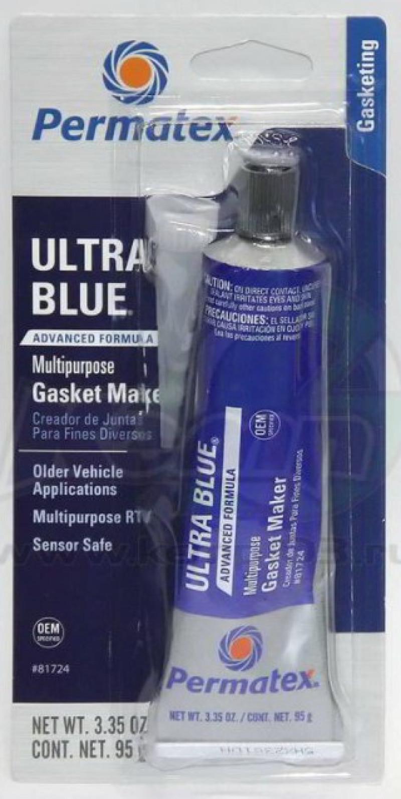 Герметик силіконовий Permatex Ultra Blue RTV 95 г (81724)