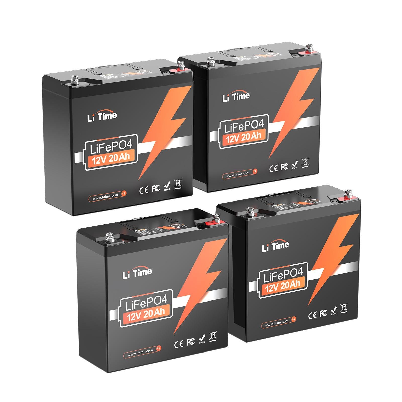 Аккумулятор для лодок LiTime LiFePO4 водостойкий 12V 20 Ah (25608841) - фото 6