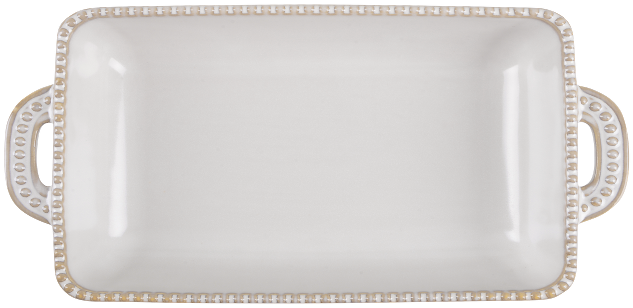 Форма для запікання прямокутна Limited Edition Allegra Biege кам'яна кераміка 34,5х17х6 см (GJH009-34-2-129) - фото 4 Форма для запікання прямокутна Limited Edition Allegra Biege кам'яна кераміка 34,5х17х6 см (GJH009-34-2-129) - фото 4