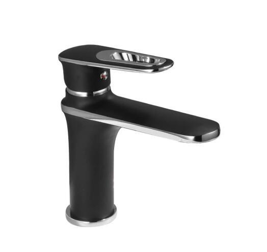 Смеситель для умывальника Frap F1049-6 Черный/Хром (SQ-1040772)