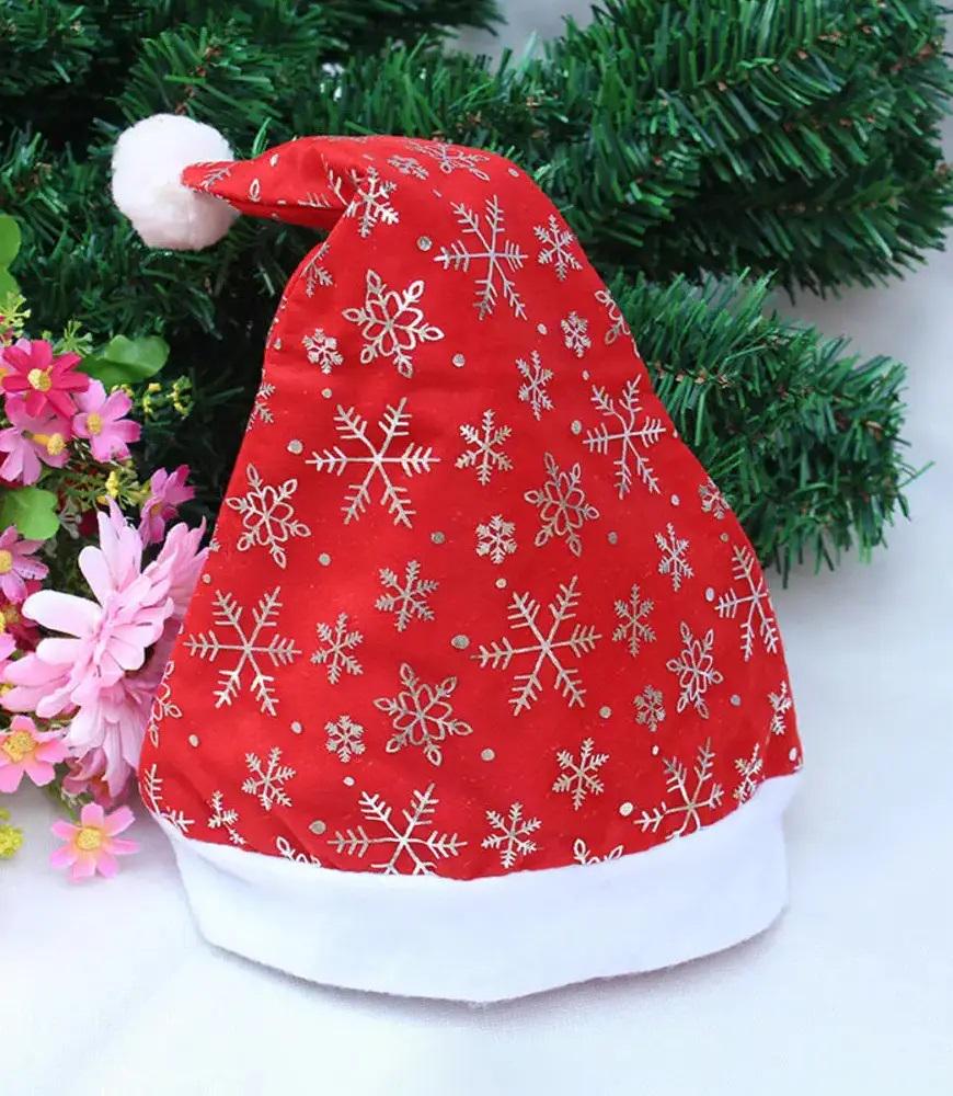 Шапка новогодняя карнавальная Stenson R95957 28x40 см Красный (606833) - фото 3 Шапка новогодняя карнавальная Stenson R95957 28x40 см Красный (606833) - фото 3