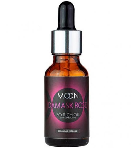 Масло для кутикулы Moon Full Oil Damask Rose so Rich 20 мл