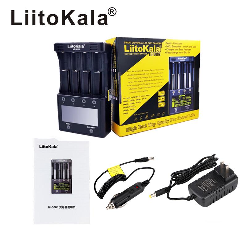 Зарядное устройство для фото- и видеокамер Liitokala Lii-500s 4 канала Ni-Mh/Li-ion 220V/12V Powerbank Test (72170) - фото 9