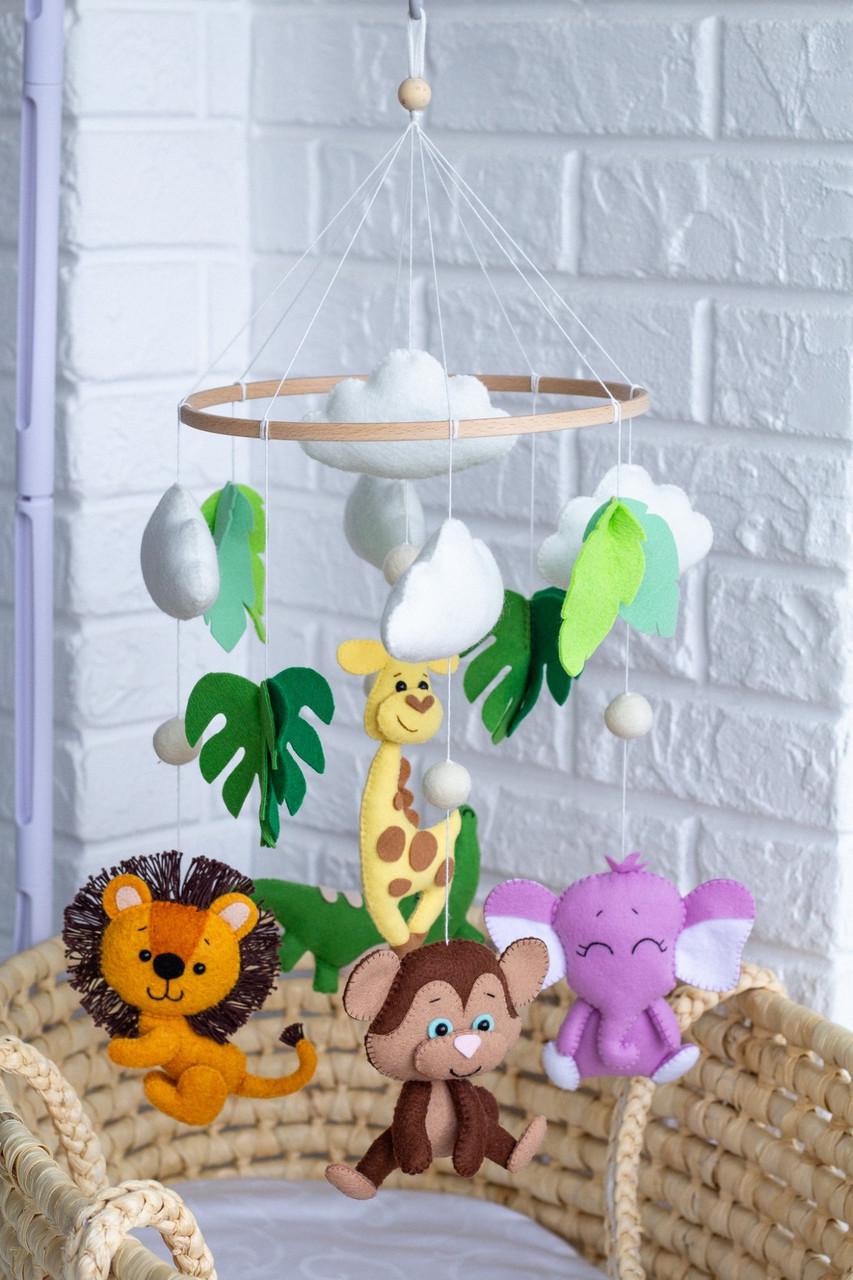 Мобиль детский музыкальный WooolyWool Африка с 35 мелодиями (27861245)