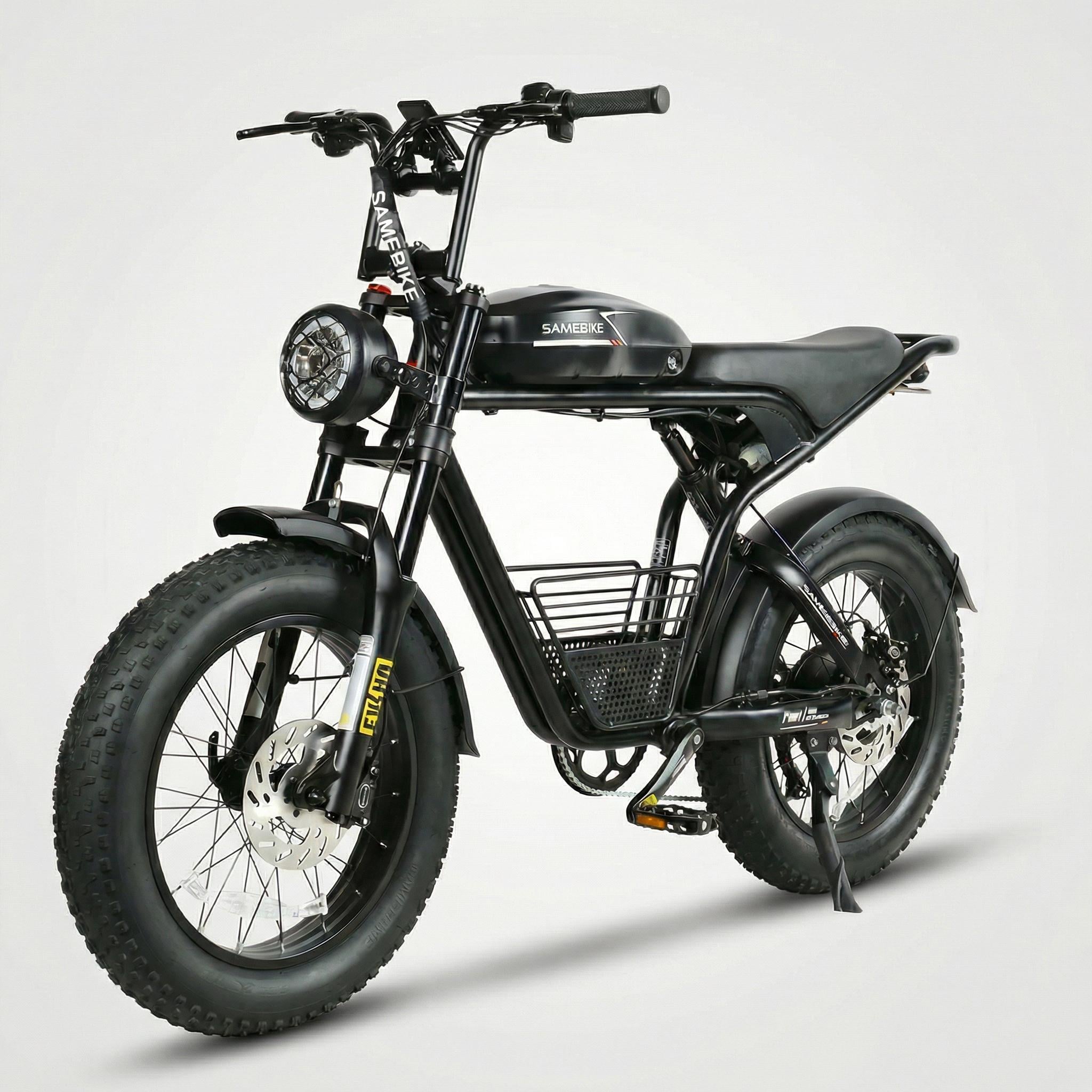 Электровелосипед фетбайк Samebike M20 1000W 18 Ah для бездорожья Черный (73887)