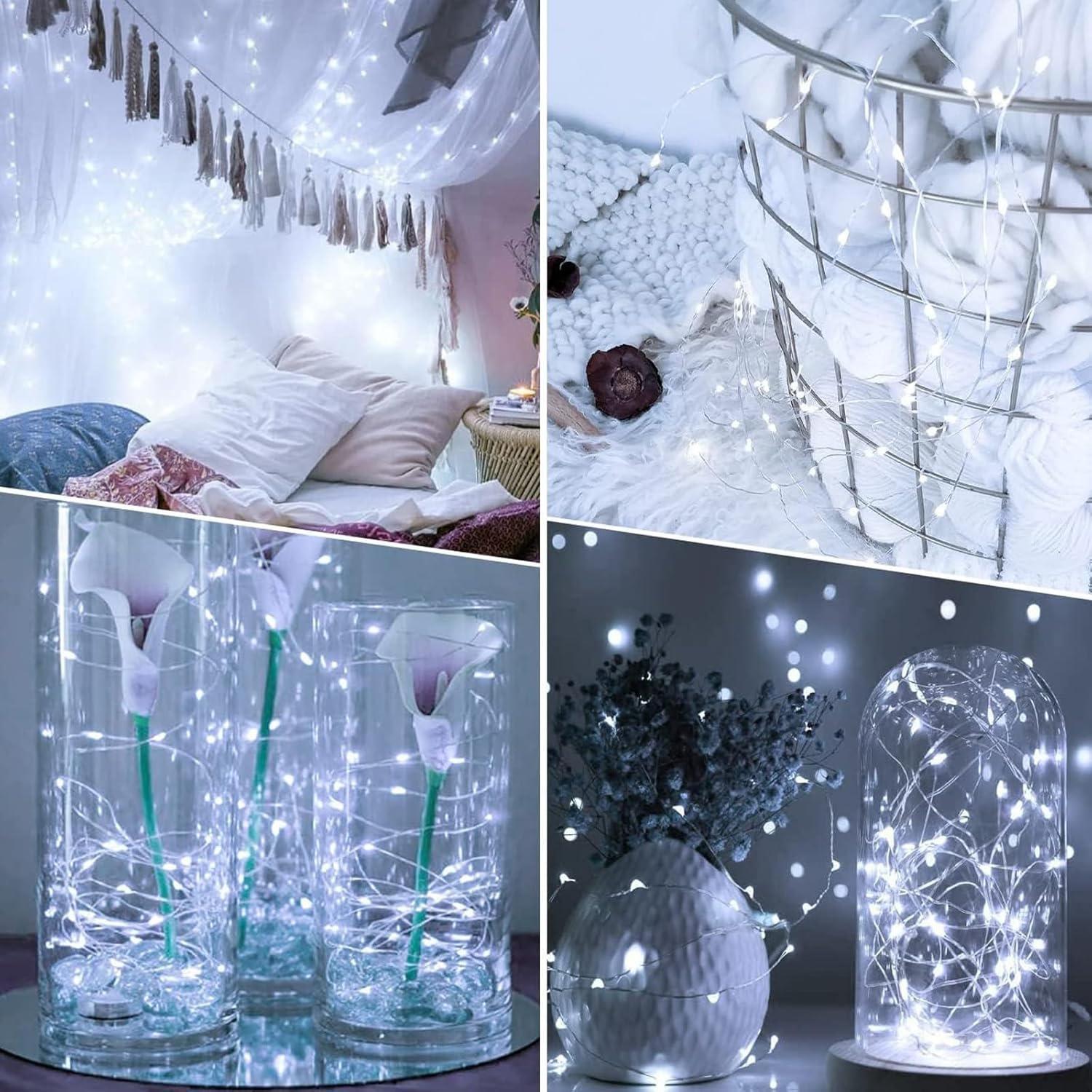 Гірлянда-нитка світлодіодна Краплі роси 5 м 50 LED-ламп USB Білий (3000003893) - фото 7 Гірлянда-нитка світлодіодна Краплі роси 5 м 50 LED-ламп USB Білий (3000003893) - фото 7