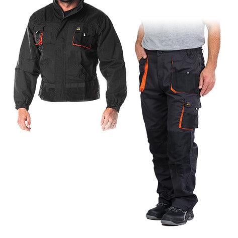 Костюм робочий куртка та штани р. 46 Темно-сірий (26296603)