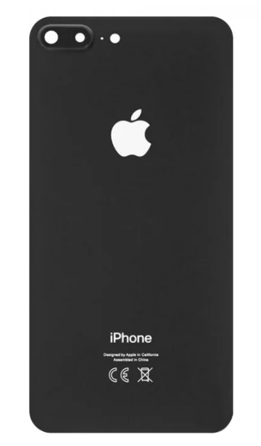 Стекло корпуса iPhone 8 Plus Space со стеклом камеры Grey (P431)