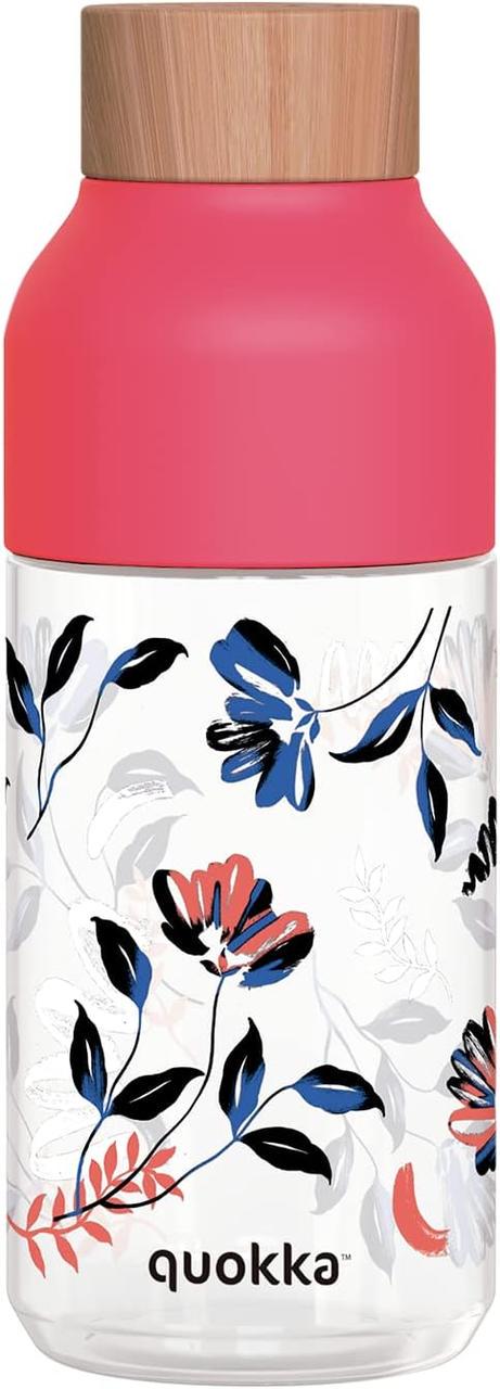 Бутылка для воды Quokka Blooms на резьбе пластиковая с рисунком 570 мл 7,2x7,2x20,1 см (2528177941) Бутылка для воды Quokka Blooms на резьбе пластиковая с рисунком 570 мл 7,2x7,2x20,1 см (2528177941)