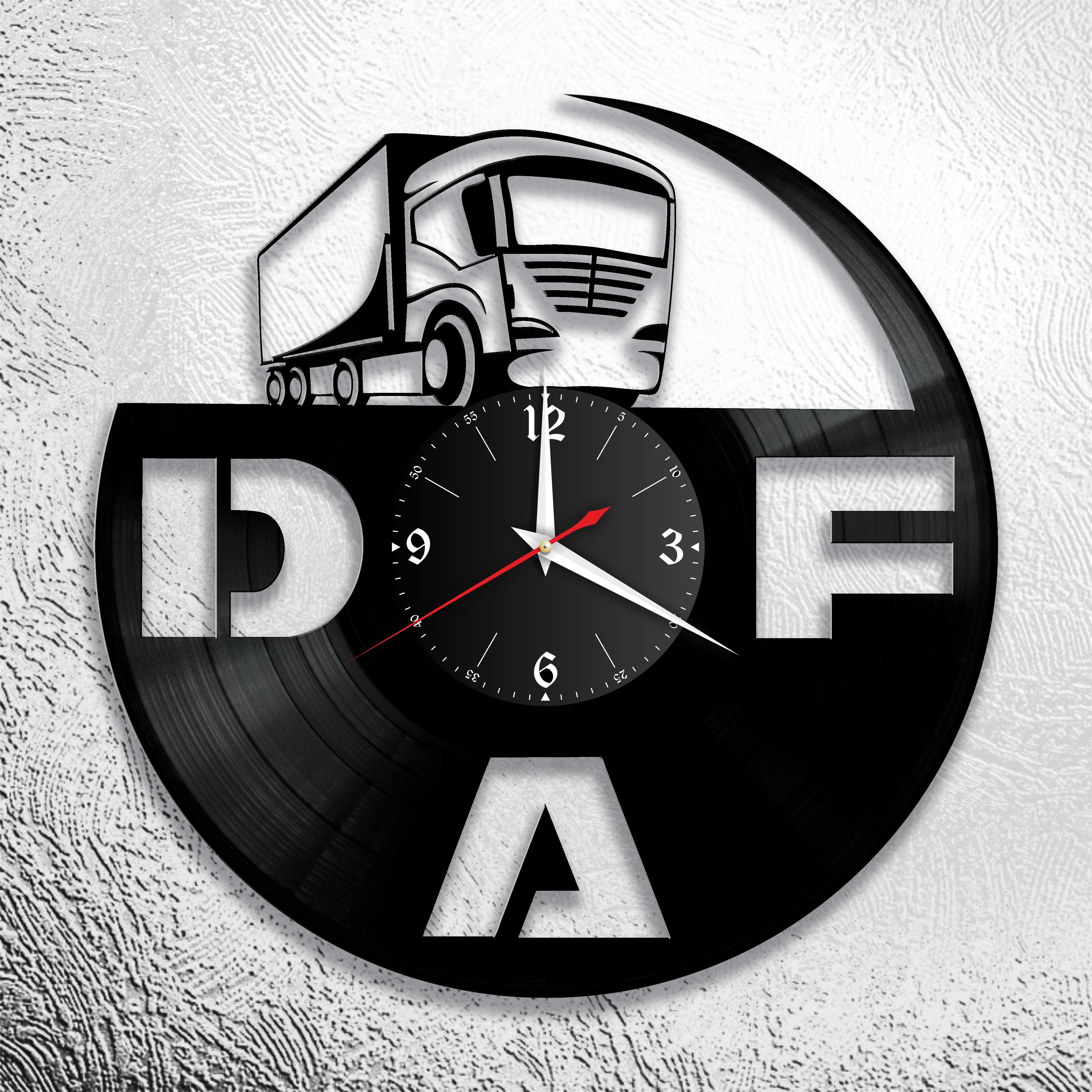 Часы настенные DAF 0893 из виниловой пластинки