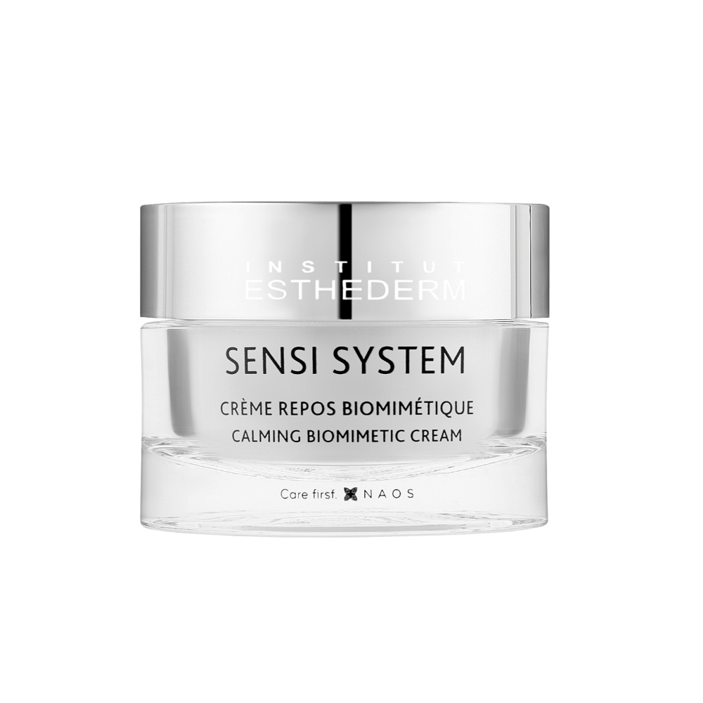 Крем заспокійливий біоміметичний Institut Esthederm Sensi System Calming Biomimetic Cream 50 мл Крем заспокійливий біоміметичний Institut Esthederm Sensi System Calming Biomimetic Cream 50 мл
