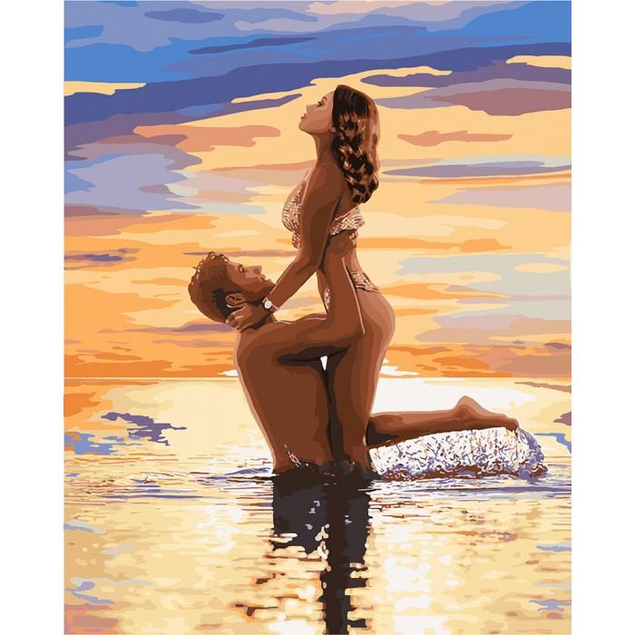 Картина за номерами Ідейка "Мужні обійми" 40х50 см (KHO4726)