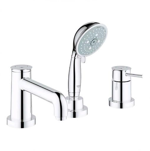 Смеситель для ванны врезной на 3 отверстия Grohe Bauclassic A (2511800)