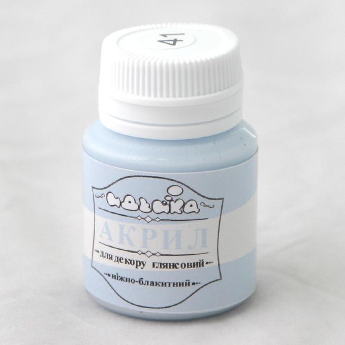 Акриловая краска Идейка 20 мл Нежно-голубой (skl-98241)