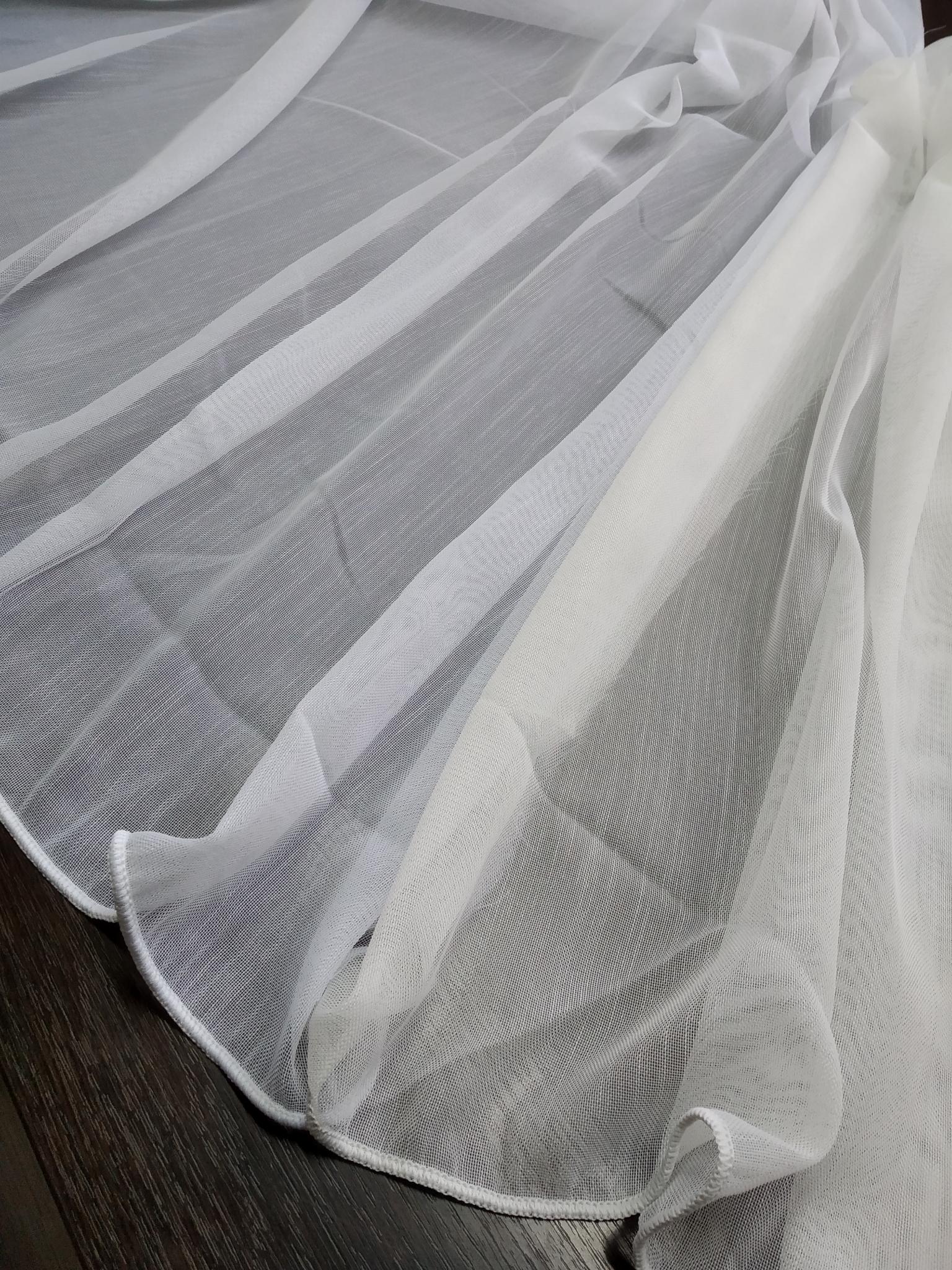 Тюль бамбук матовий однотонний Білий (8506890) - фото 2 Тюль бамбук матовий однотонний Білий (8506890) - фото 2