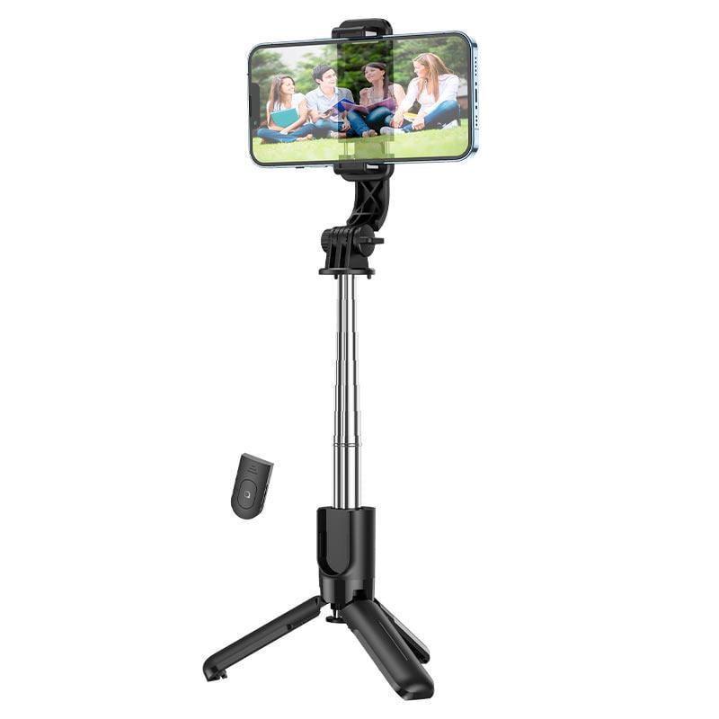 Селфі-монопод Hoco K17 Figure mini live broadcast stand Black (24892) Селфі-монопод Hoco K17 Figure mini live broadcast stand Black (24892)