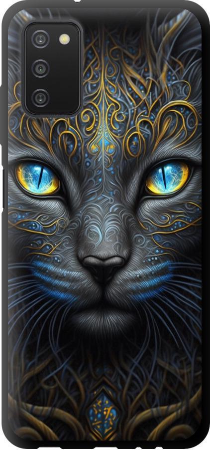 Чехол на Samsung Galaxy A03s A037F Кошка (5548b-2381-42517)