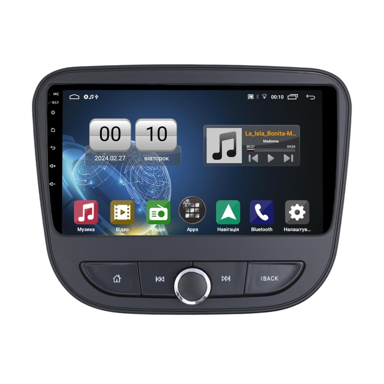 Автомагнітола штатна QIV Q1 для Chevrolet Malibu 9 2015-2020 F3 W7 9" (Q45894)