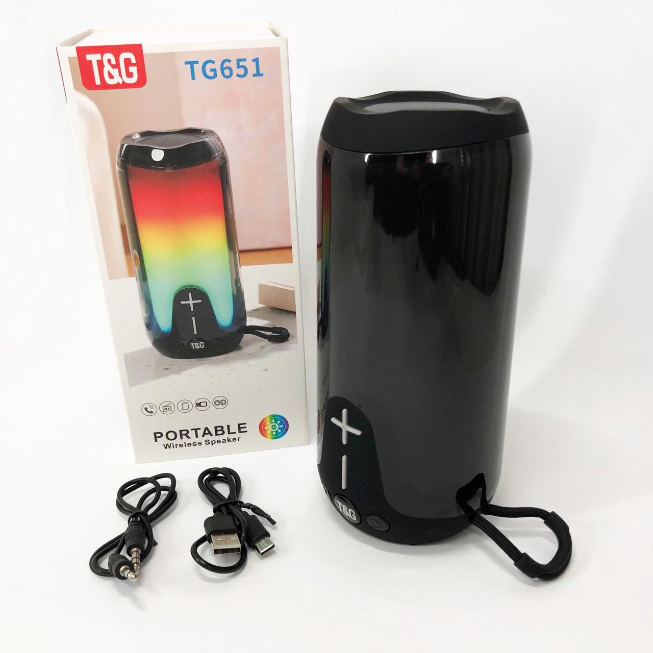 Колонка RGB аккумуляторная колонка для музыки Черный (TG651) - фото 7 Колонка RGB аккумуляторная колонка для музыки Черный (TG651) - фото 7