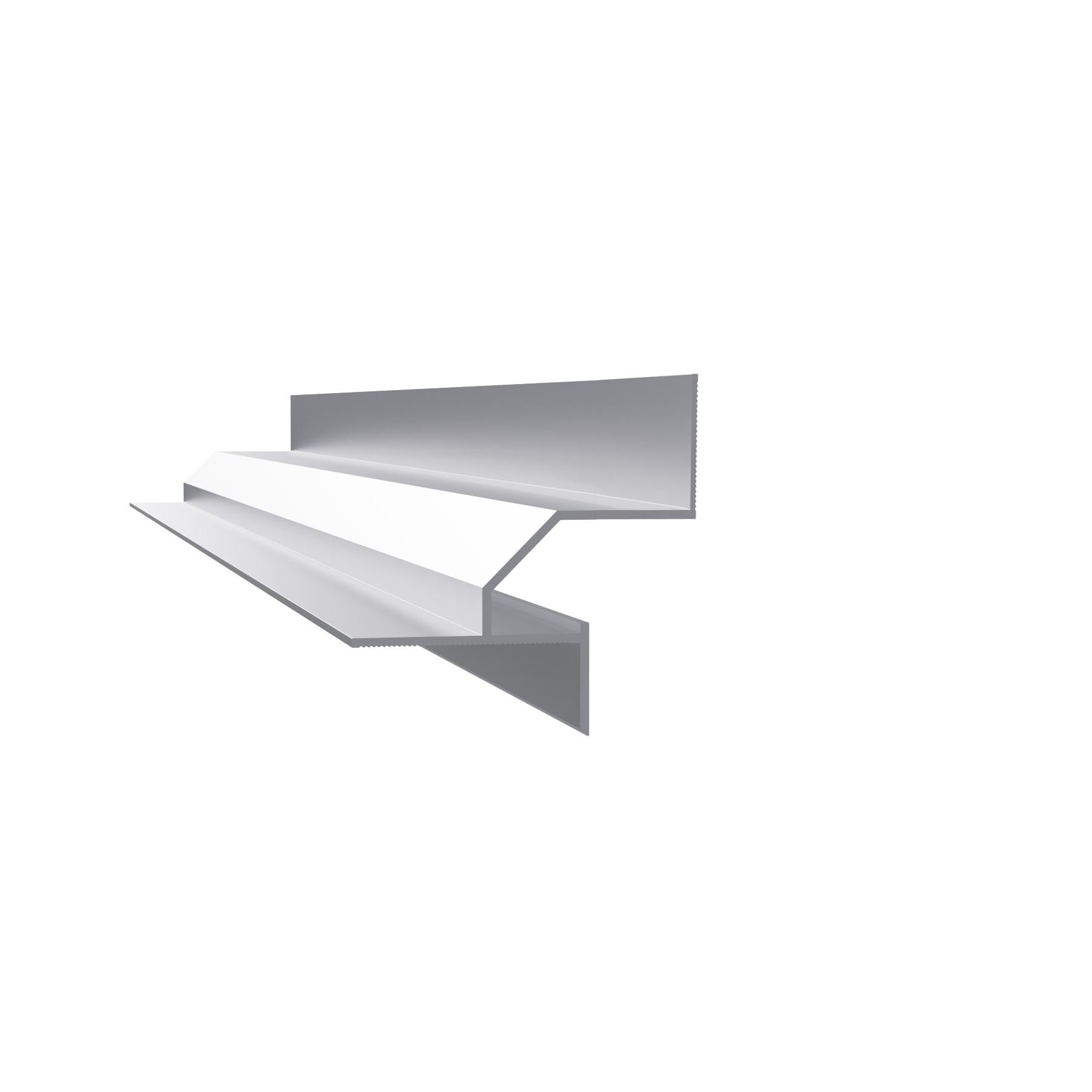 Профиль теневого шва ProfiLuxe SVT-12 с каналом для LED-подсветки 12x2500 мм Без покрытия (24714030)