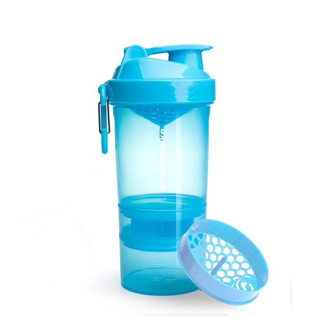 Шейкер спортивный SmartShake Original2GO 600 мл Neon Blue - фото 2