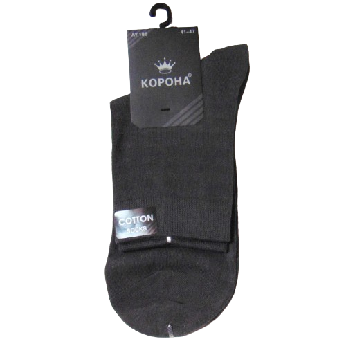 Носки мужские Корона 186 р. 41-47 Темно-серый (2185125562) Носки мужские Корона 186 р. 41-47 Темно-серый (2185125562)
