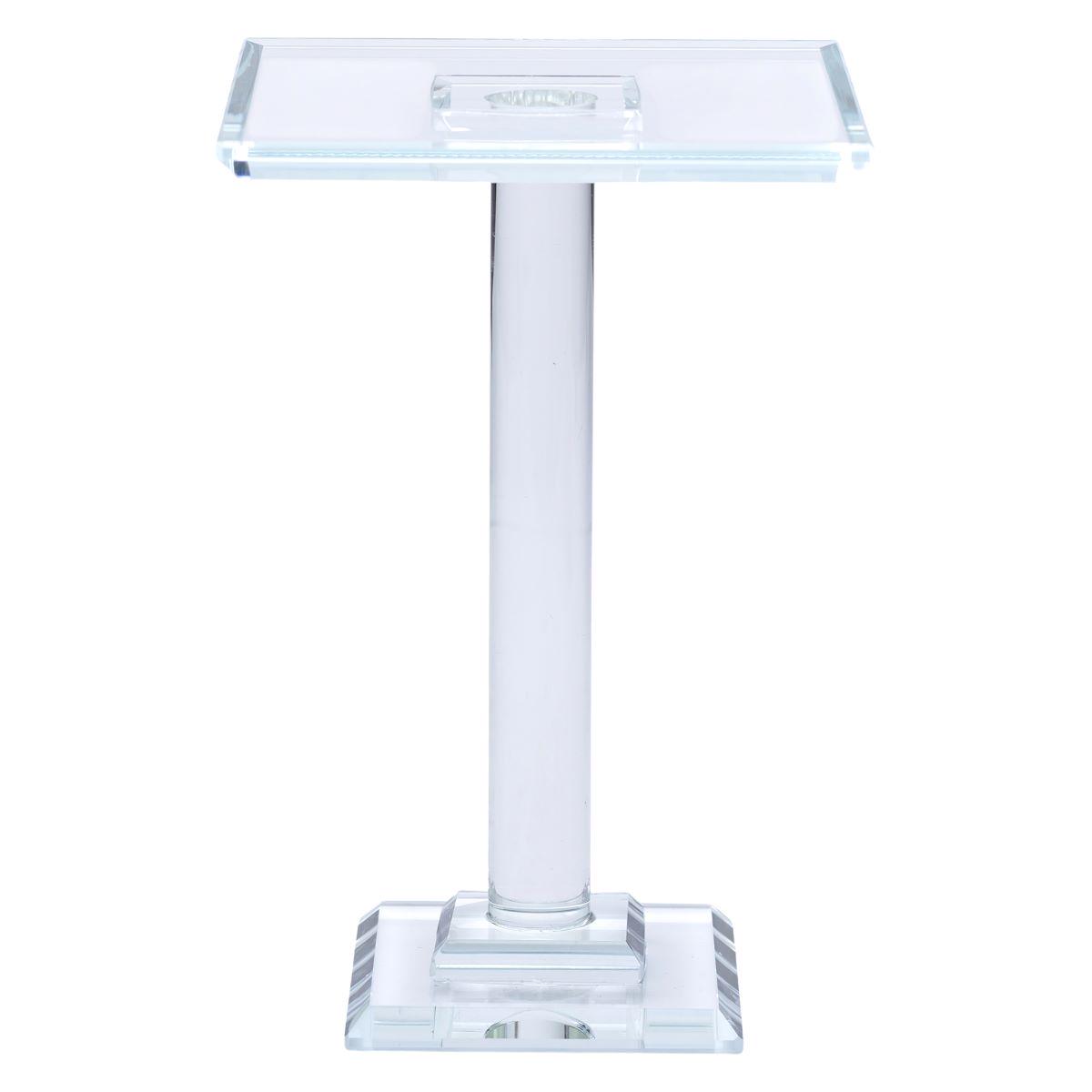 Тортівниця скляна HP-4-71M на ніжці кругла стійка для торта/капкейків 12x12x18 см (6954) - фото 4 Тортівниця скляна HP-4-71M на ніжці кругла стійка для торта/капкейків 12x12x18 см (6954) - фото 4