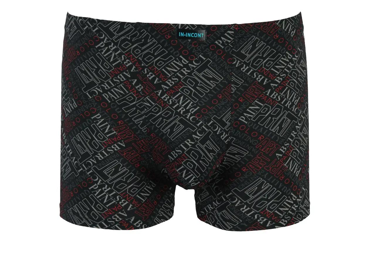 Мужские трусы IN.INCONT Полу-батал 3XL р. 50-52 Черный (20315)
