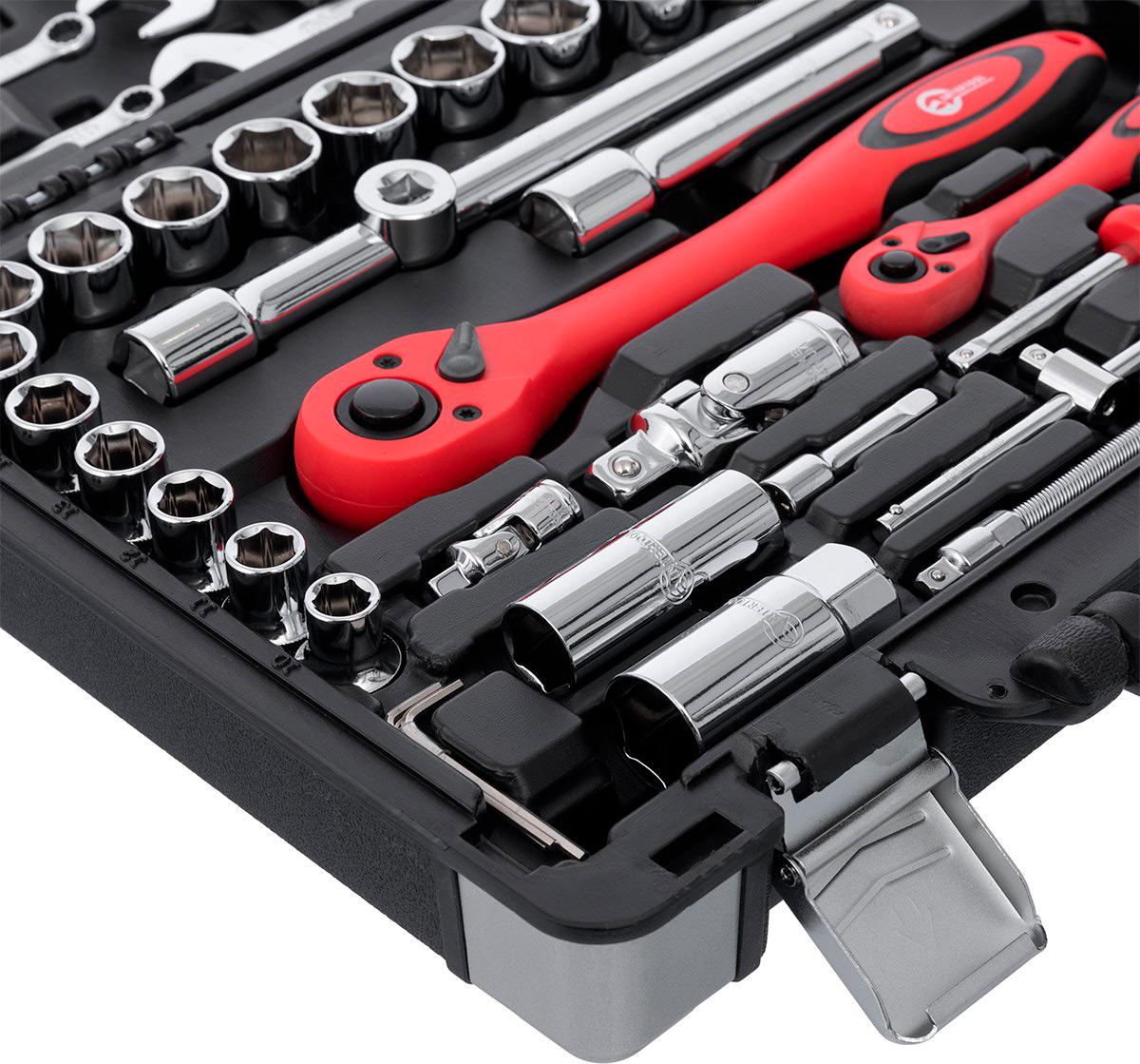 Набір торцевих головок із тріскачкою Intertool 61 шт. (ET-6061) - фото 4 Набір торцевих головок із тріскачкою Intertool 61 шт. (ET-6061) - фото 4