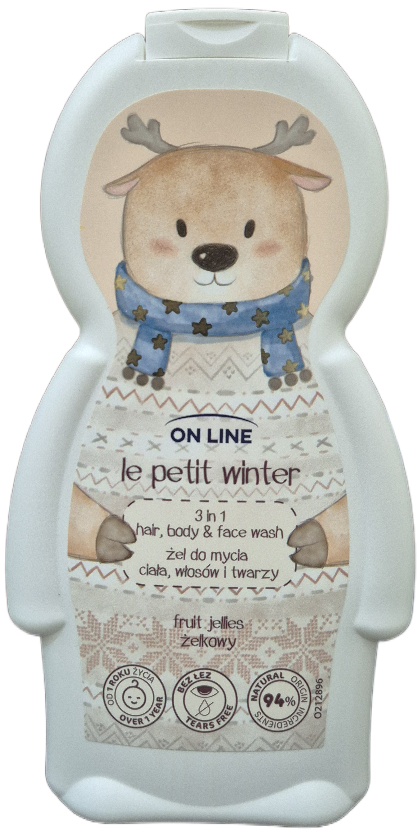 Шампунь-гель дитячий On Line Le Petit Winter Fruit Jellies 350 мл (33357987)