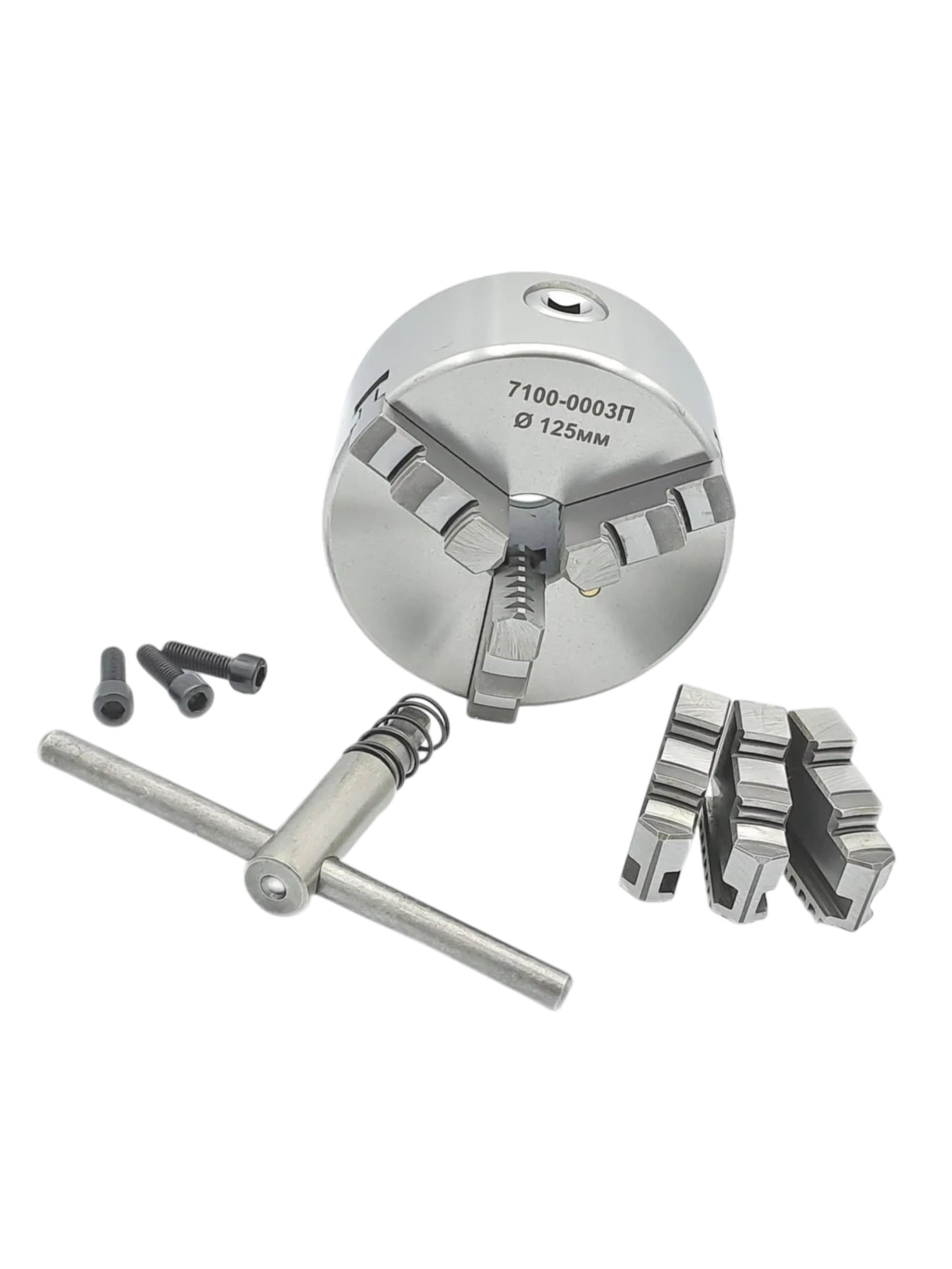 Патрон токарный PREMIO ф125 3-х кул. 7100-0003 (23669153)