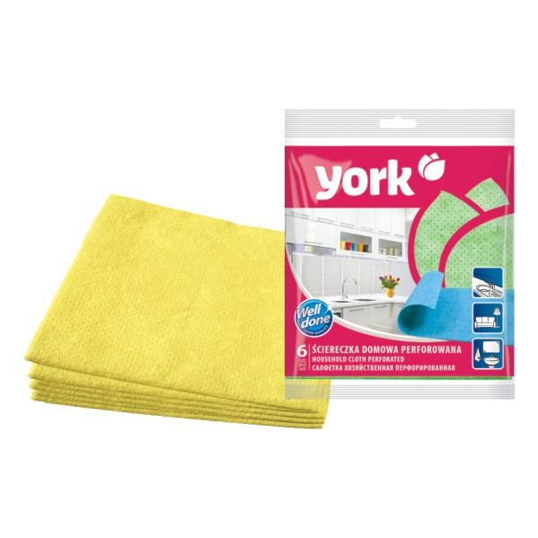 Серветка для прибирання перфорована York 3 шт. 34х35 см - фото 2 Серветка для прибирання перфорована York 3 шт. 34х35 см - фото 2