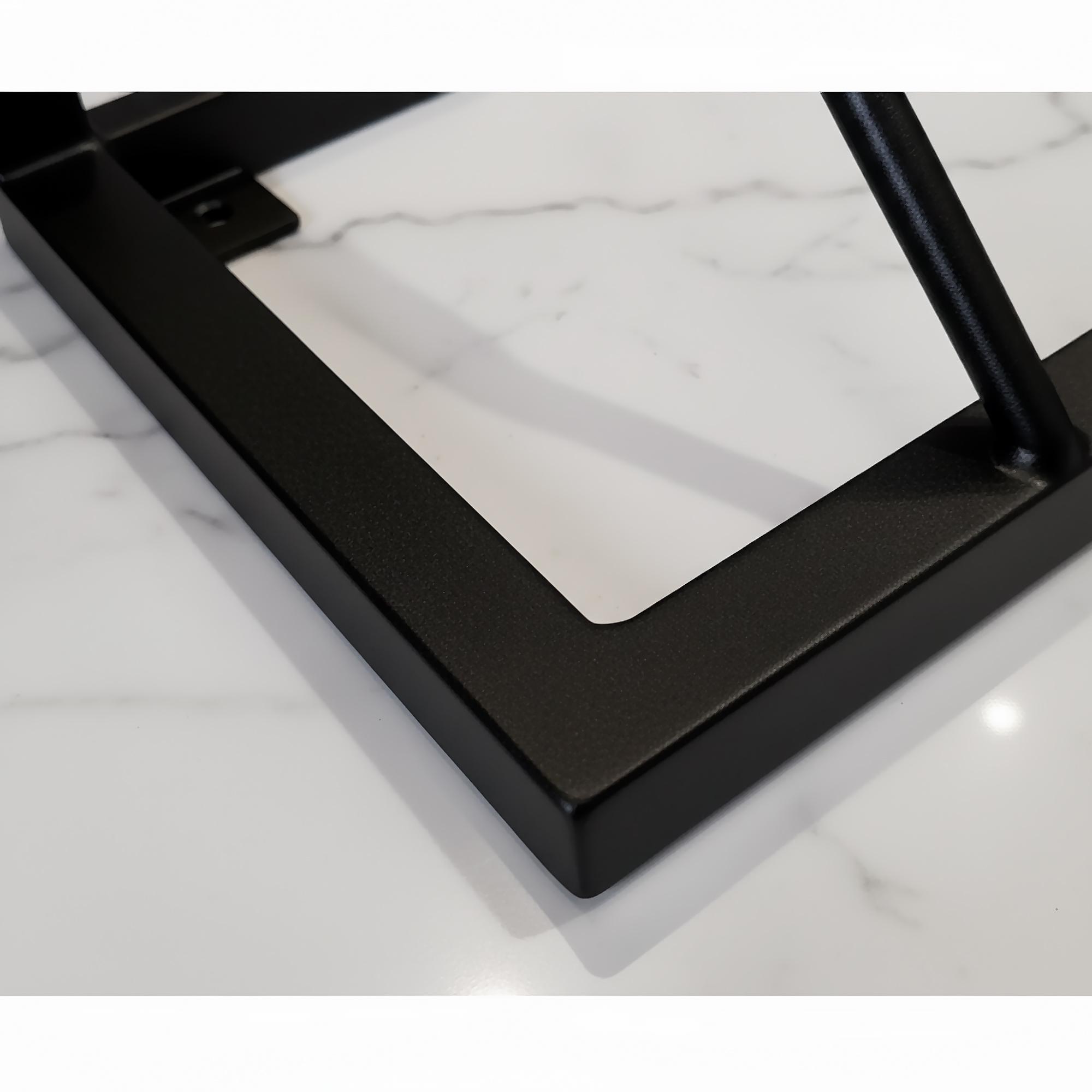 Вешалка для одежды настенная из металла 600x200 мм H 200 мм Черный (1557) - фото 6 Вешалка для одежды настенная из металла 600x200 мм H 200 мм Черный (1557) - фото 6