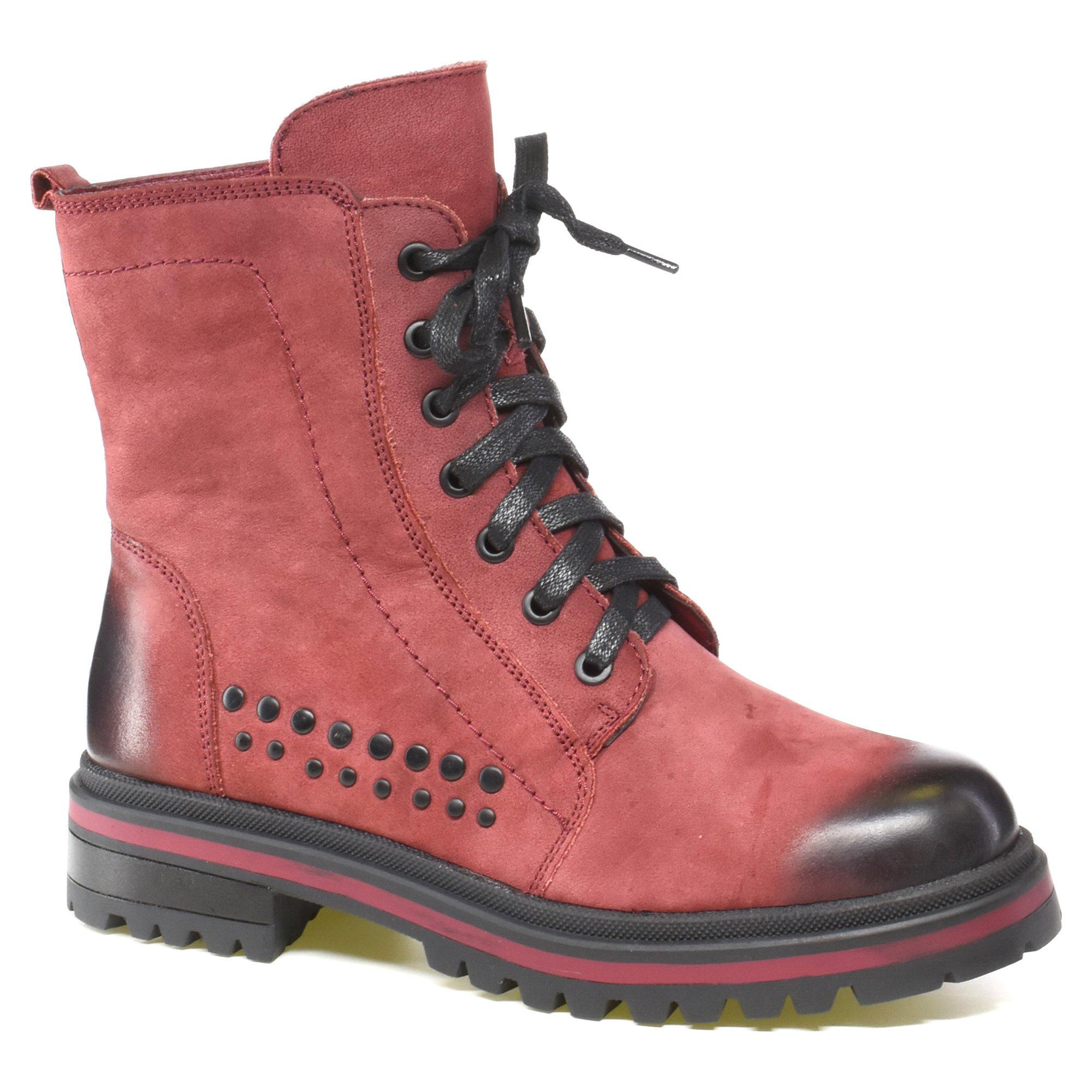 Ботинки зимние женские Baden р. 41 Бордовый (013180-41)