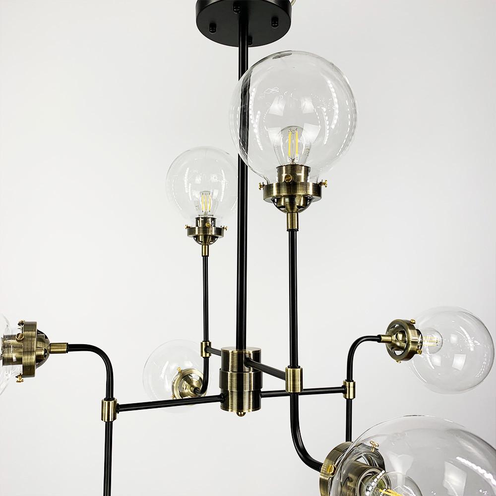 Люстра стельова на 8 плафонів в стилі Loft (MJ 79/8) - фото 2