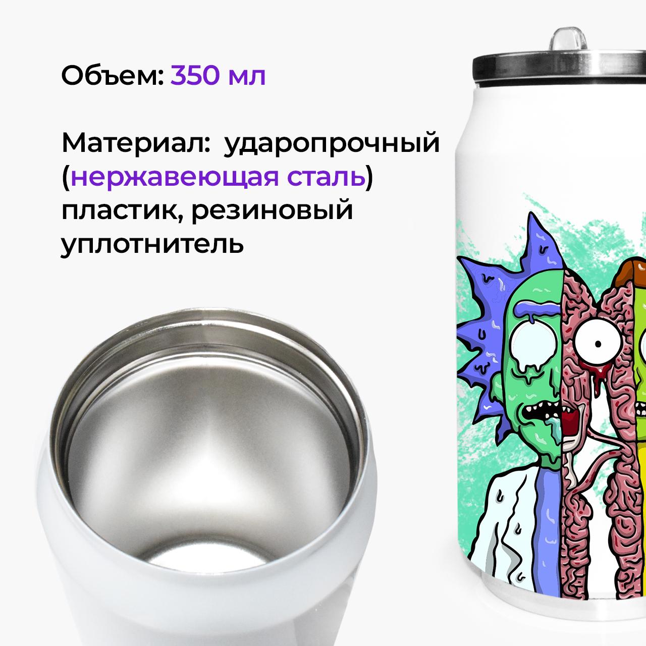 Термокружка Rick Sanchez Rick and Morty 350 мл (31091-2940-350) - фото 2 Термокружка Rick Sanchez Rick and Morty 350 мл (31091-2940-350) - фото 2