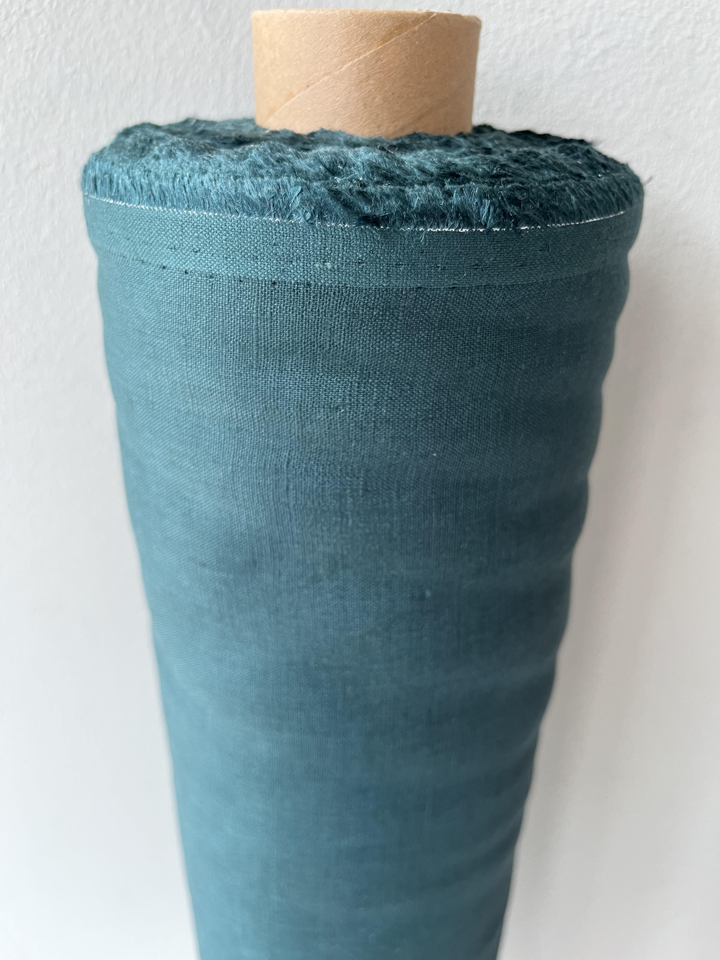 Ткань рубашечно-платья Linen Plus 100% лен 143 см 1330 Изумрудный - фото 1 Ткань рубашечно-платья Linen Plus 100% лен 143 см 1330 Изумрудный - фото 1