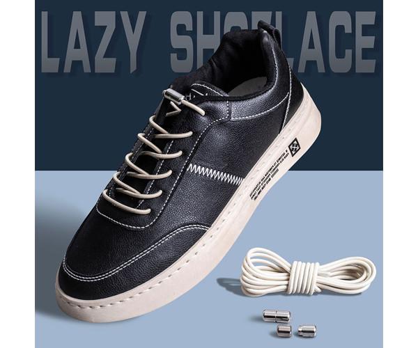 Шнурки еластичні класичні з фіксаторами без зав'язок 100 см Темно-коричневий - фото 3 Шнурки еластичні класичні з фіксаторами без зав'язок 100 см Темно-коричневий - фото 3