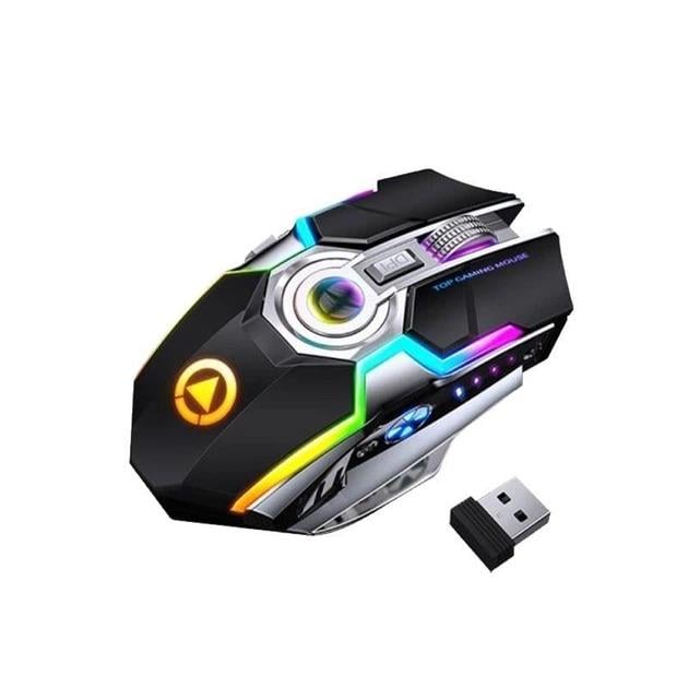 Компьютерная мышка игровая беспроводная с подсветкой A5 2,4G 1600 DPI 7 (1608159915)