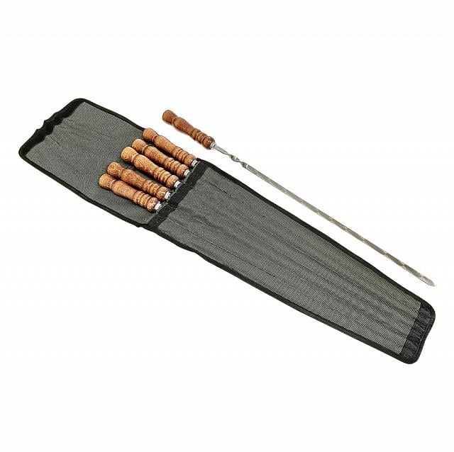 Набор шампуров с деревянной ручкой Vitan Премиум 6 шт. (3310140) - фото 2 Набор шампуров с деревянной ручкой Vitan Премиум 6 шт. (3310140) - фото 2