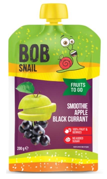 Пюре-смузі фруктово-ягідне Bob Snail Яблуко-Чорна смородина 200 г (2807593584)