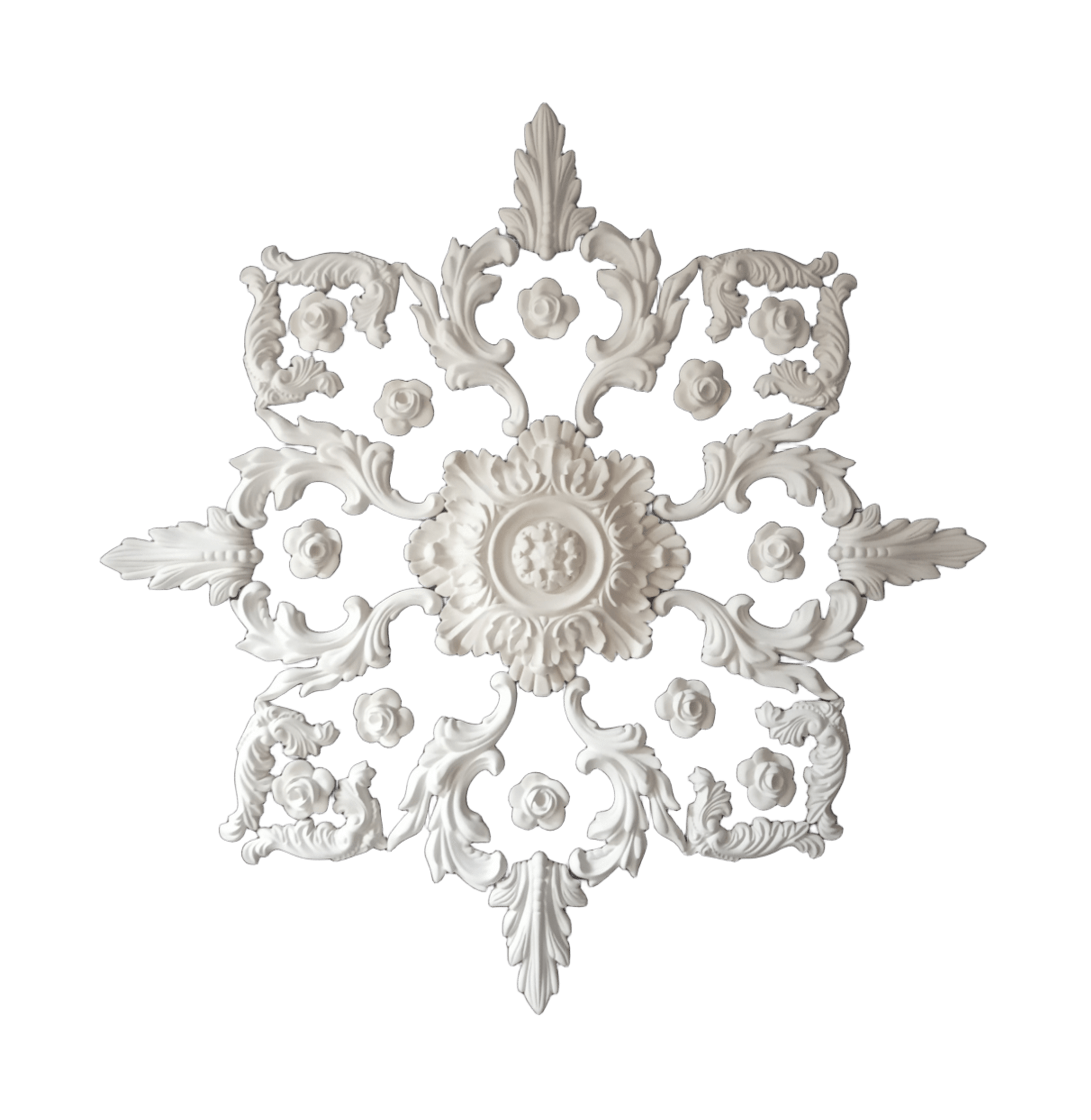 Розетка на потолок декоративная гипсовая сборная D 820 мм (31139415)