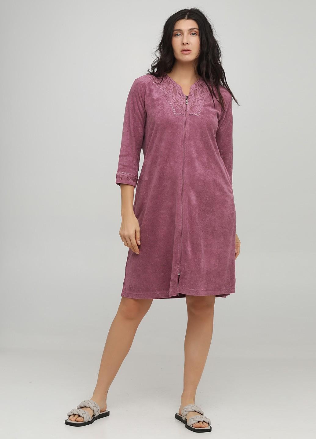 Домашний женский халат Wild Love 2XL Розовый/Пудровый (026-44)