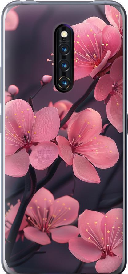 Чехол на Vivo X27 Pro Пурпурная сакура (6075u-1772-42517)