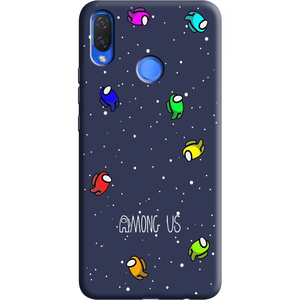 Чехол Boxface Huawei P Smart Plus Among Us Invisible Синий силикон (34912-bk76-36131)