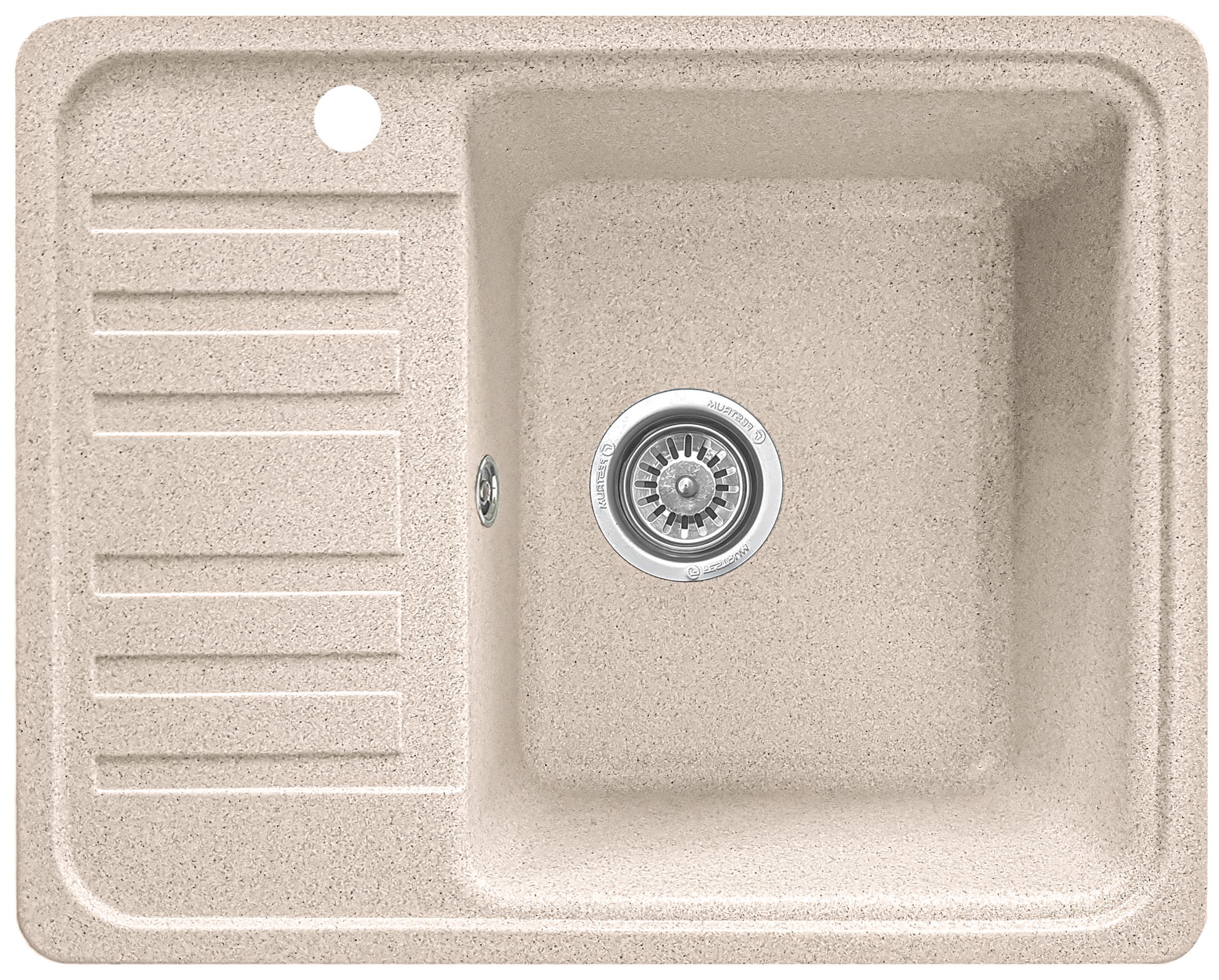 Мийка кухонна Valetti 9L зі змішувачем 570х460 мм Бежевий (11646316) - фото 3