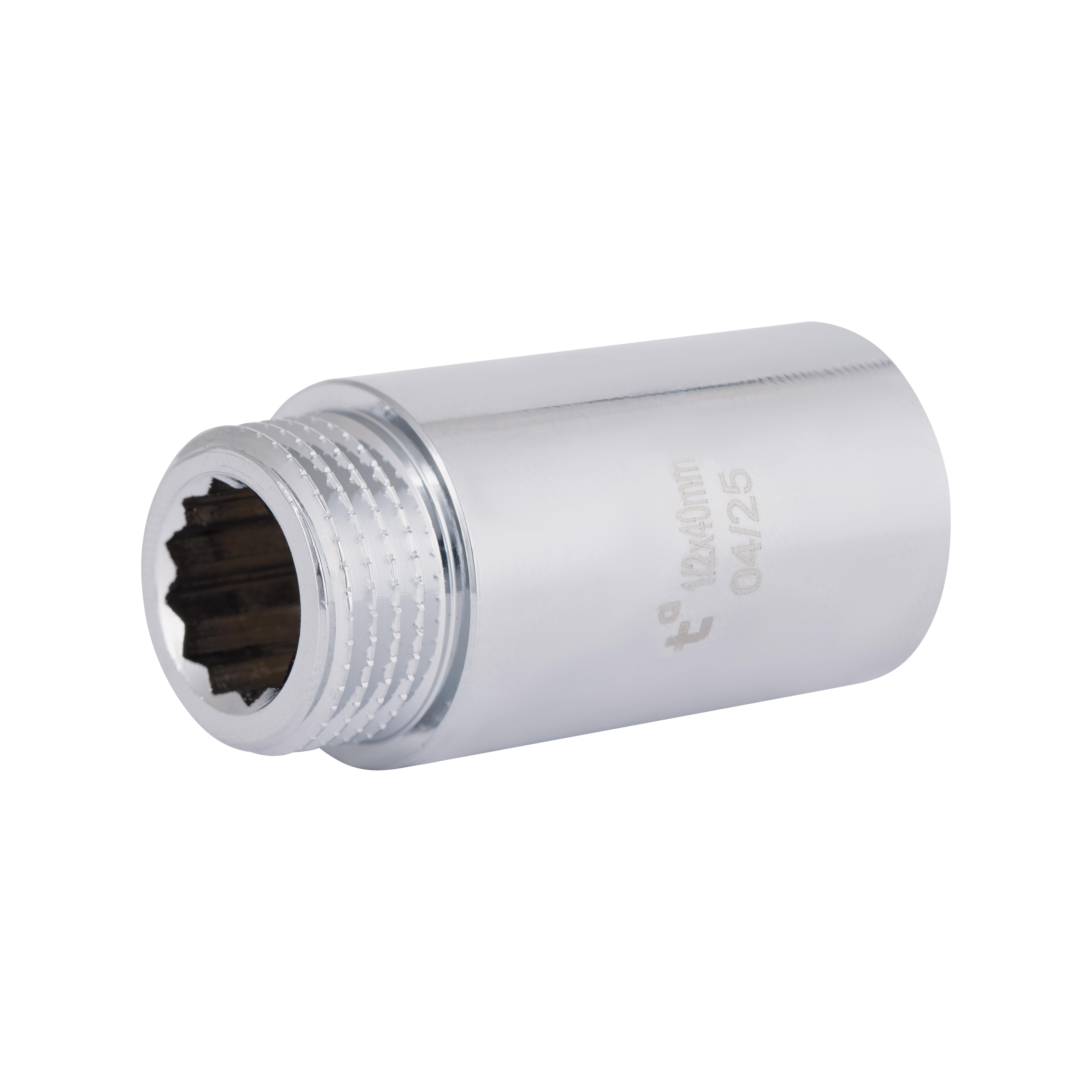 Удлинитель хромированный Thermo Alliance Standart 1/2" ВЗ 40 мм для труб (SD1301540)