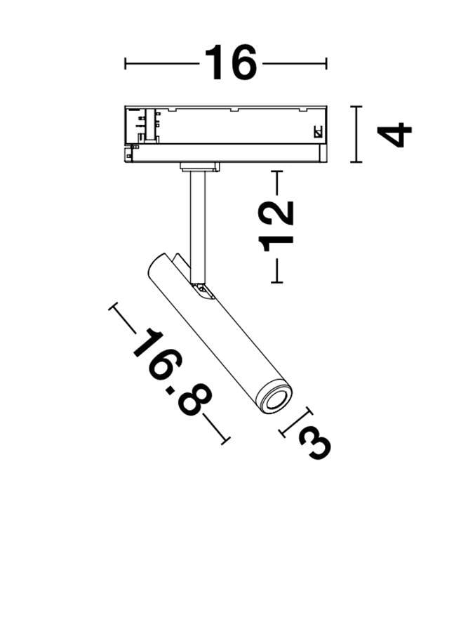 Прожектор трековый Nova Luce Wang (9123132) - фото 7 Прожектор трековый Nova Luce Wang (9123132) - фото 7