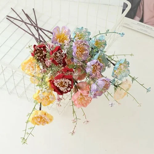 Цветы азалии искусственные 60 см 7 веток (C00639-1) - фото 4