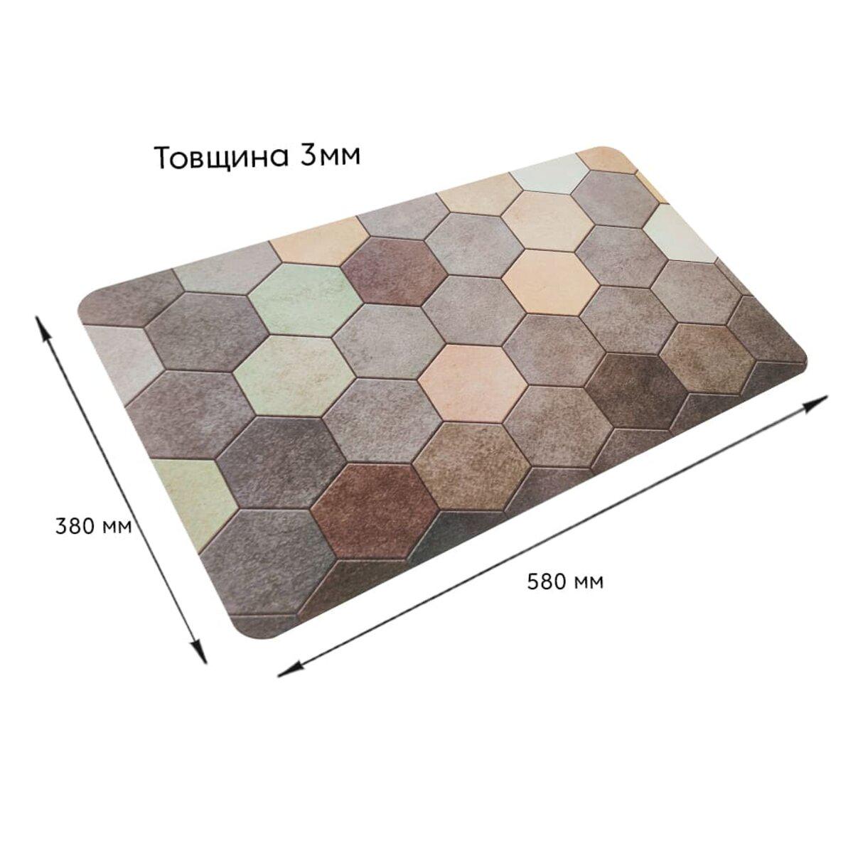 Килим вологопоглинаючий 38х58 см х3 мм (SW-00001571) - фото 3